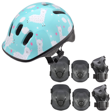 Kask Rowerowy Regulowany Dziecięcy Ochronny Otwory Wentylacyjne + Ochraniacze