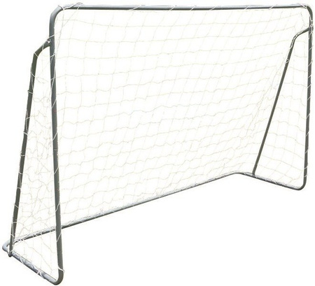 Bramki Piłkarskie 2 szt. Treningowe Przenośne Z Siatką NILS 240x150 cm 