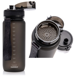 Butelka Sportowa Bidon Na Wodę Z Miarką Tritanowa Z Ustnikiem 650 ml METEOR