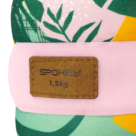 Obciążenia Ciężarki Na Kostki Nadgarstki Do Ćwiczeń Fitness 2x1,5 kg SPOKEY