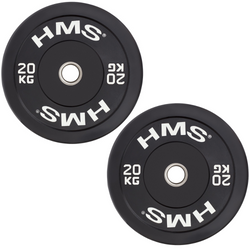 Talerz Olimpijski Na Gryf Sztangę Gumowany Bumper Do Ćwiczeń 2x 20 kg HMS