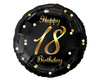 Balony Foliowe Na 18 Urodziny Zestaw Szampan Gwiazda Happy Birthday 3 szt.