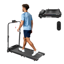 Bieżnia Elektryczna Składana Do Ćwiczeń Cardio 6 km/h do 110 kg SPOKEY