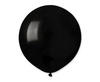 Balony Pastelowe Lateksowe Czarne Na Urodziny Dekoracja 19" - 25 szt.