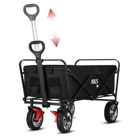 Wózek Turystyczny Plażowy Transportowy Kempingowy Składany Z Uchwytem NILS