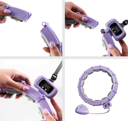 HMS Hula Hop Odchudzające Z Wypustkami i Obciążnikiem