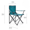 Krzesło Turystyczne Składane Kempingowe Wędkarskie Do Ogrodu Z Oparciem