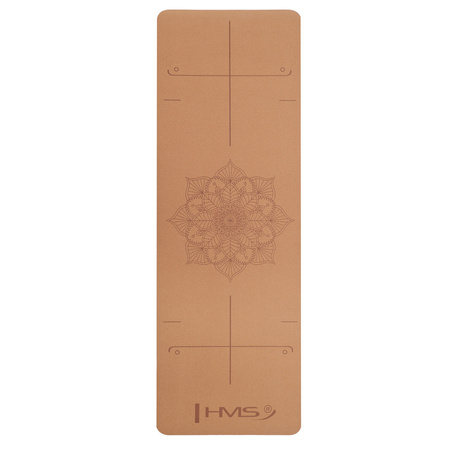 HMS Korkowa Mata Antypoślizgowa Do Ćwiczeń Fitness Yogi Crossfit Z Pokrowcem