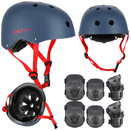 Kask Na Rolki Rower Hulajnogę Regulowany Dla Dzieci Orzeszek + Ochraniacze