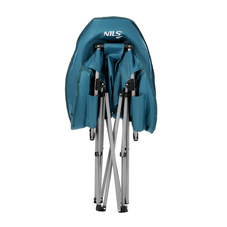 Krzesło Turystyczne Składane Kempingowe Plażowe Ogrodowe + Pokrowiec NILS