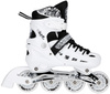 Łyżwy Rolki Regulowane LED Dziecięce Hokejowe 4w1 Łyżworolki Kauczukowe	