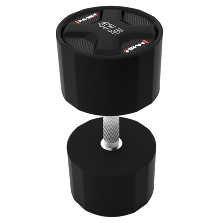 Ciężarek Hantla Poliuretanowa Do Ćwiczeń Treningu 47.5 kg HMS