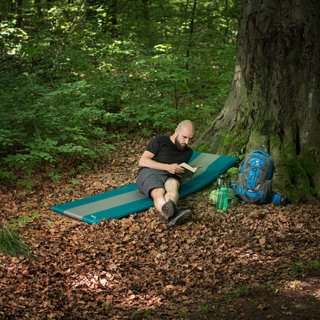 Mata Samopompująca Turystyczna Materac Karimata Kempingowa Pod Namiot 5 cm