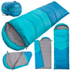 Śpiwór Turystyczny Ciepły Mumia Kołdra Z Kapturem Duży 220x80cm + Pokrowiec