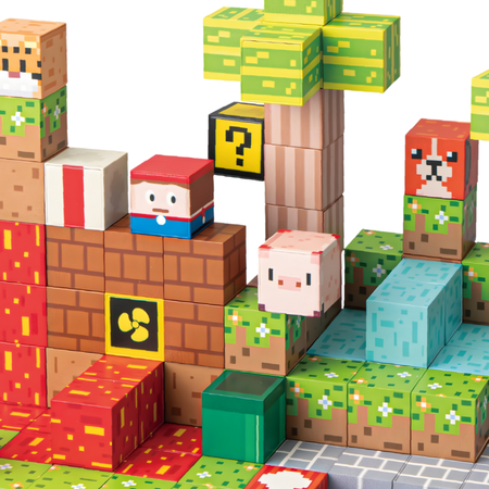 Klocki Magnetyczne Konstrukcyjne Zestaw 147 Elementów Edukacyjne Dla Dzieci