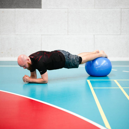 HMS Piłka Gimnastyczna Rehabilitacyjna Do Ćwiczeń Fitness 55 cm