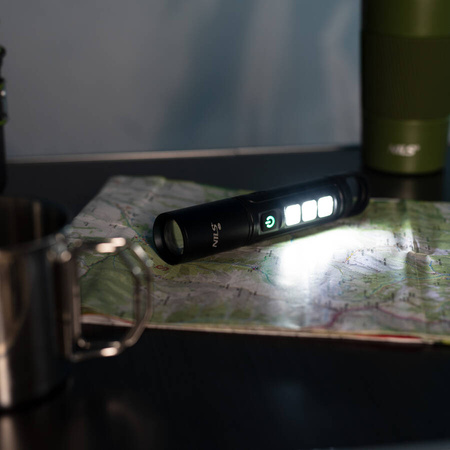 NILS Wodoodporna Latarka Turystyczna Ładowana USB LED 800 LM IPX4