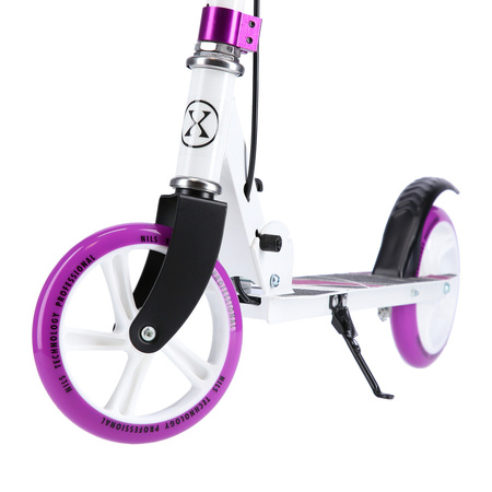 Hulajnoga Klasyczna Miejska Składana Regulowana Koła 180 mm Młodzieżowa