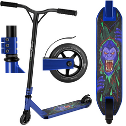 Hulajnoga Wyczynowa Stunt Freestyle Młodzieżowa Kółka 100 mm ABEC-9 SPOKEY