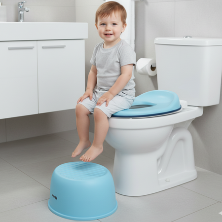 Nocnik Turystyczny Nakładka Na Sedes Podnóżek Dla Dzieci Przenośny 3w1