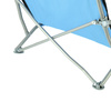 NILS Leżak Plażowy Ogrodowy Składany Fotel Turystyczny + Pokrowiec