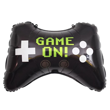 Balony Foliowe Na 9 Urodziny Dla Dziecka GAME ON 3 szt. Duże Cyfra 85 cm