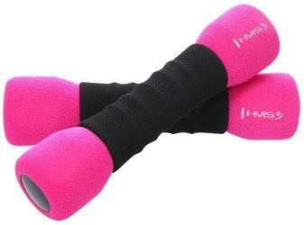 Hantle Ciężarki Hantelki Pokryte Pianką Do Ćwiczeń Fitness 2x1 kg HMS