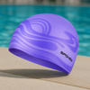 Czepek Pływacki Kąpielowy Silikonowy Na Basen Damski Fioletowy SPOKEY