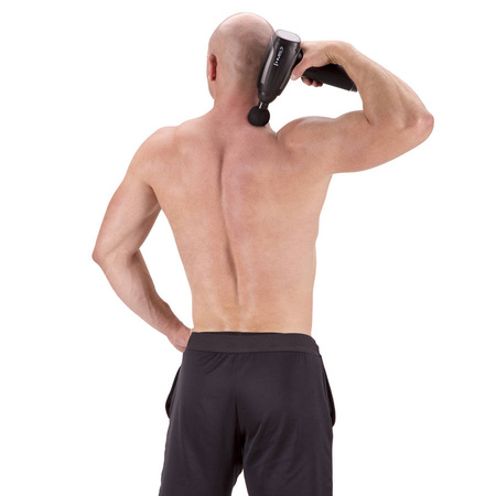 Pistolet Do Masażu Ciała Pleców Masażer Mięśni Massage Gun 6 Końcówek HMS