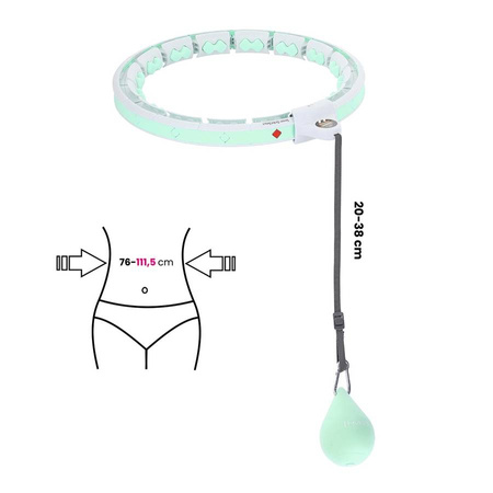 HMS Hula Hop Odchudzające Z Wypustkami i Obciążnikiem