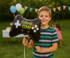 Balony Foliowe Na 9 Urodziny Dla Dziecka GAME ON 3 szt. Duże Cyfra 85 cm
