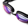 Dziecięce Okularki Pływackie Do Pływania Na Basen Czarno-Fioletowe NILS