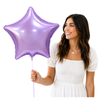 Balon Foliowy Dekoracyjny Ozdobny Gwiazda Na Urodziny Liliowa GODAN 19"