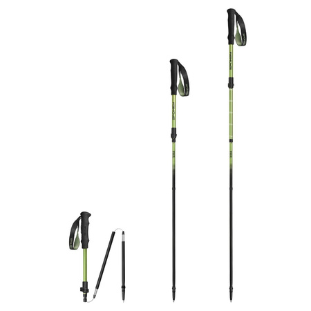 Kije Trekkingowe Regulowane Składane W Góry Turystyczne 115-135 cm SPOKEY