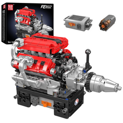 Zestaw Klocki Konstrukcyjne Silnik Samochodowy V8 750 el. Na Prezent MOULD KING