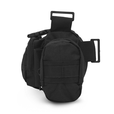 Saszetka Nerka Biodrowa Na Ramię Czarna Miejska Na Pasku Do Biegania 5 L