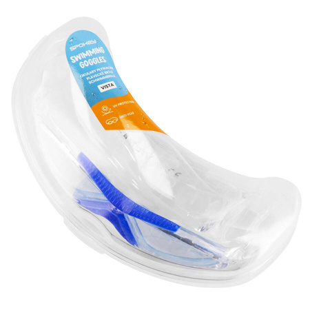 SPOKEY Dziecięce Okularki Pływackie Półmaska Do Pływania Białe