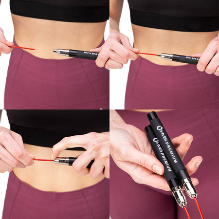 HMS Skakanka Bokserska Regulowana Do Ćwiczeń Crossfit Fitness Z Łożyskami