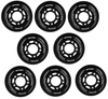 SPOKEY Zestaw 8x Kółka Do Rolek Łyżworolek 82A 64 mm Bez Łożysk