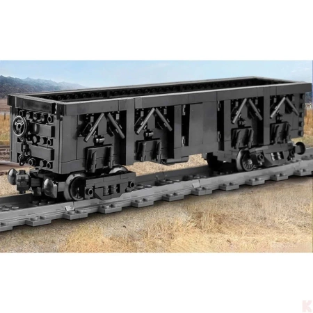 Klocki Konstrukcyjne Doczepiany Wagon 608 Elementów MOULD KING