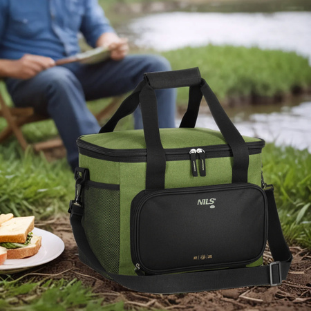 Torba Termiczna Plażowa Piknikowa Na Lunch Turystyczna Termoizolacyjna 20 L