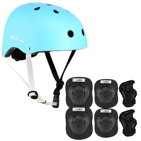 Kask Na Rolki Rower Hulajnogę Regulowany Dla Dzieci Orzeszek + Ochraniacze