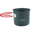MERKAN Menażka Turystyczna Harcerska Wojskowa Garnek Z Przykrywką + Sztućce