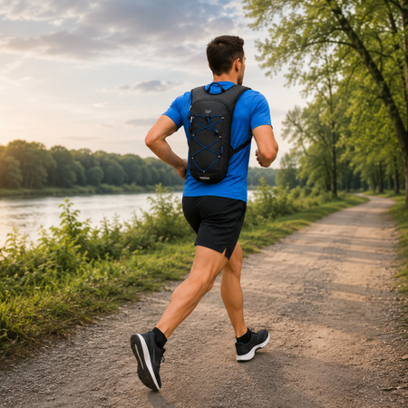 Plecak Rowerowy Turystyczny Górski Trekkingowy Z Miejscem Na Bukłak 5 L