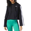 Bluza Z Kapturem Oversize Szeroki Rękaw Damska Bawełniana Czarna REEBOK