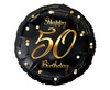 Balony Foliowe Na 50 Urodziny Zestaw Szampan Gwiazda Happy Birthday 3 szt.