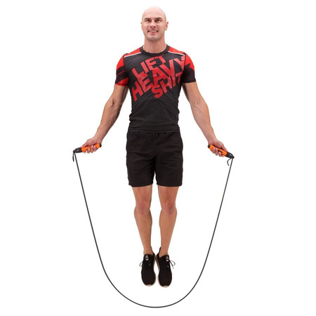 Skakanka Bokserska Do Ćwiczeń Fitness Crossfit Z Licznikiem 275 cm HMS