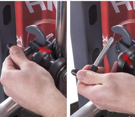 Uchwyt Do Wyciskania Nóg Stalowy Do Ćwiczeń Suwnicy Smitha Akcesorium HMS