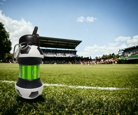 MERKAN Butelka Sportowa Bidon Składany Piłka Z Ustnikiem