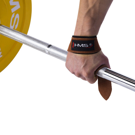 HMS Paski Uchwyty Treningowe Do Martwego Ciągu Skórzane